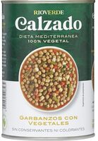 Garbanzos con vegetales