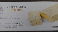 Turrón de arroz con leche