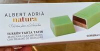 Turrón tarta tatin