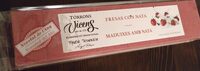 Turrón fresas con nata