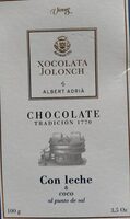 Chocolate con leche & coco