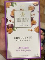 Chocolate con leche avellana fruta de la pasion