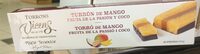 Turrón de mango y fruta de la pasión