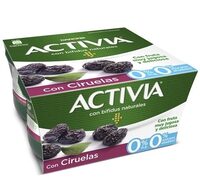 Activia 0% con Ciruelas