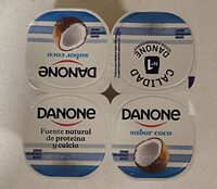 Yogur sabor coco sin gluten