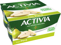 Activia con pera