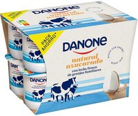 Yogur natural azucarado