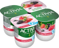 Activia bífidus desnatado cremoso sabor frutos silvestres