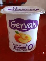 Yogur desnatado 0% con trozos de melocotón