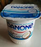 Yogur sabor coco
