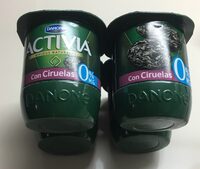 Activia con ciruelas