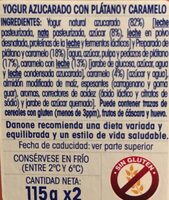 Oikos plátano y caramelo