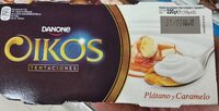 Oikos plátano y caramelo