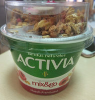 Mix&go bífidus con muesli y frambuesa