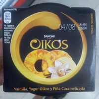 Oikos vainilla y piña caramelizada