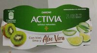 Activia con kiwi, lima y aloe vera