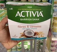 Activia Barriga Sana Fibras & Cereales con Coco, Avena y Nueces