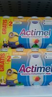Actimel fresa plátano