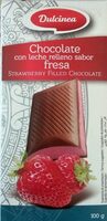 Chocolate con leche relleno sabor fresa