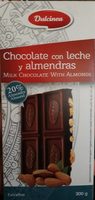 Chocolat au lait et aux amandes