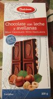 Chocolate con leche y avellanas Dulcinea
