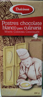 Chocolate blanco para culinaria