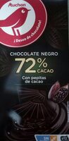 Chocolate negro 72% cacao con pepitas de cacao