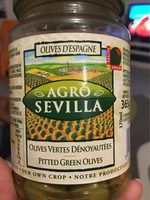 Olives vertes dénoyautées