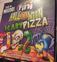 Halloween scary pizza