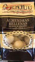 Almendras rellenas turrón