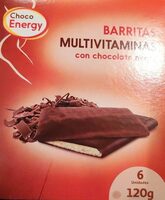 Barritas multivitamins con chocolate negro