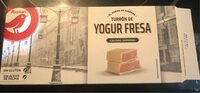 Turrón de yogur fresa