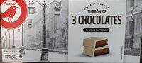 Turrón 3 chocolates