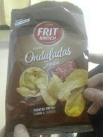 Chips onduladas jamon