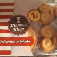 Palmeritas de hojaldre