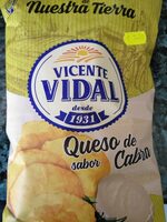 Patatas fritas sabor queso de cabra