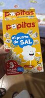 Maíz para palomitas saladas para microondas