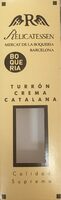 Turrón crema catalana