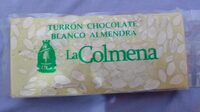 Turrón chocolate blanco almendra
