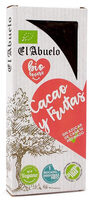 Turrón de cacao y fruta eco