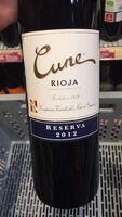 Rioja reserva 2012