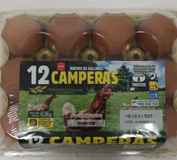 Huevos de gallinas camperas