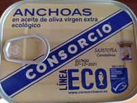 Anchoas en aceite de oliva Virgen extra ecológico