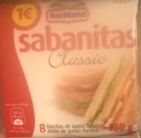 Lonchas de queso fundido