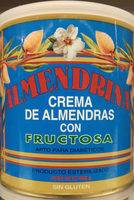 Crema de almendras con fructosa