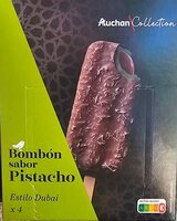 Bombón sabor pistacho estilo Dubai