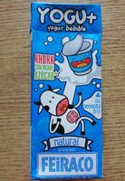 Yogu+ yogur bebible natural azucarado