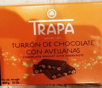 Turrón de chocolate con avellanas