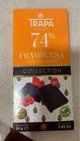 74% cacao con frambuesa