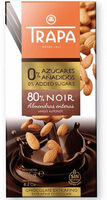 0% azúcares añadidos 80% noir con almendras enteras